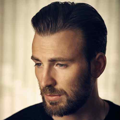 chris evans beard styles