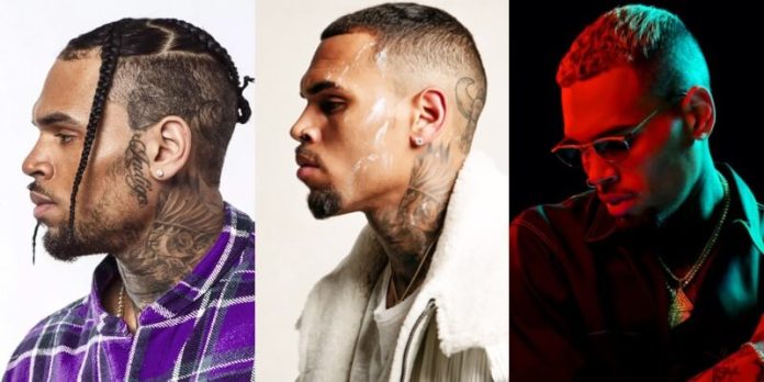 chris brown hairstyles