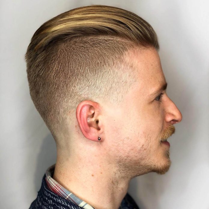 hair.cules undercut fade matte slicked back blonde haircut hair.cules undercut fade matte slicked back blonde haircut