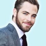 chris pine latest long hair