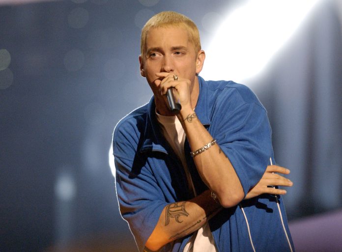 Eminem's Blonde Hair: A Look Back at His Iconic Hairstyles - wide 2