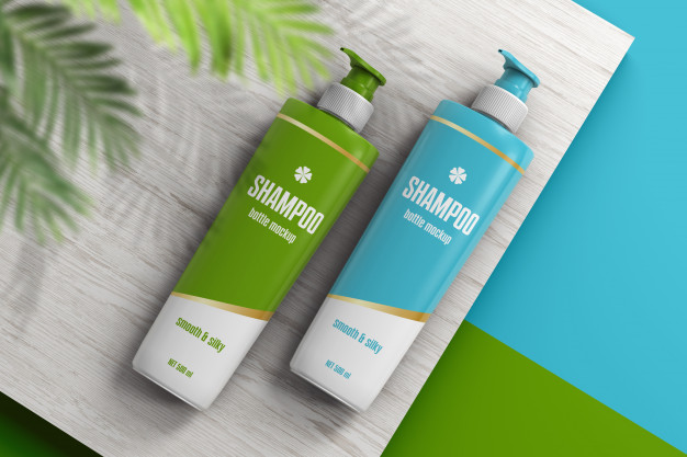 two-shampoo-bottle-wooden-surface-mockup